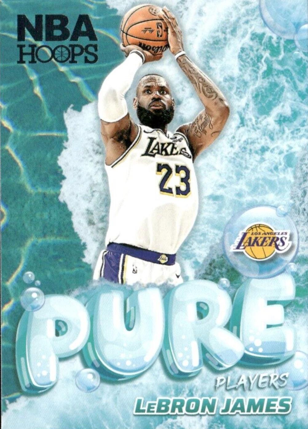 2024 Panini NBA Hoops Pure Players LeBron James #8 card