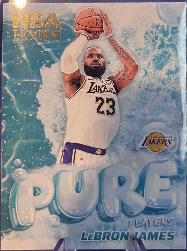 2024 Panini NBA Hoops Pure Players LeBron James [Winter] #8 card