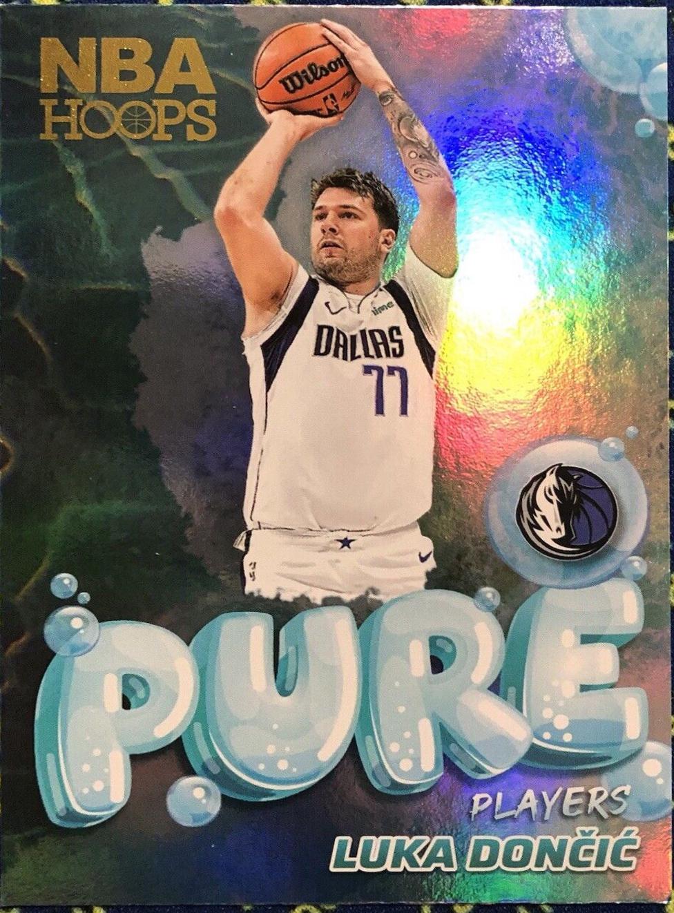 2024 Panini NBA Hoops Pure Players Luka Doncic [Holo] #10 card