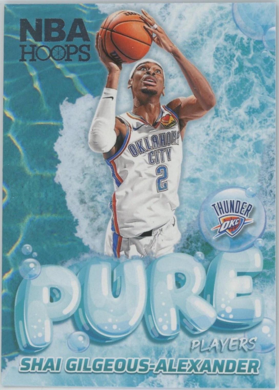 2024 Panini NBA Hoops Pure Players Shai Gilgeous-Alexander #6 card