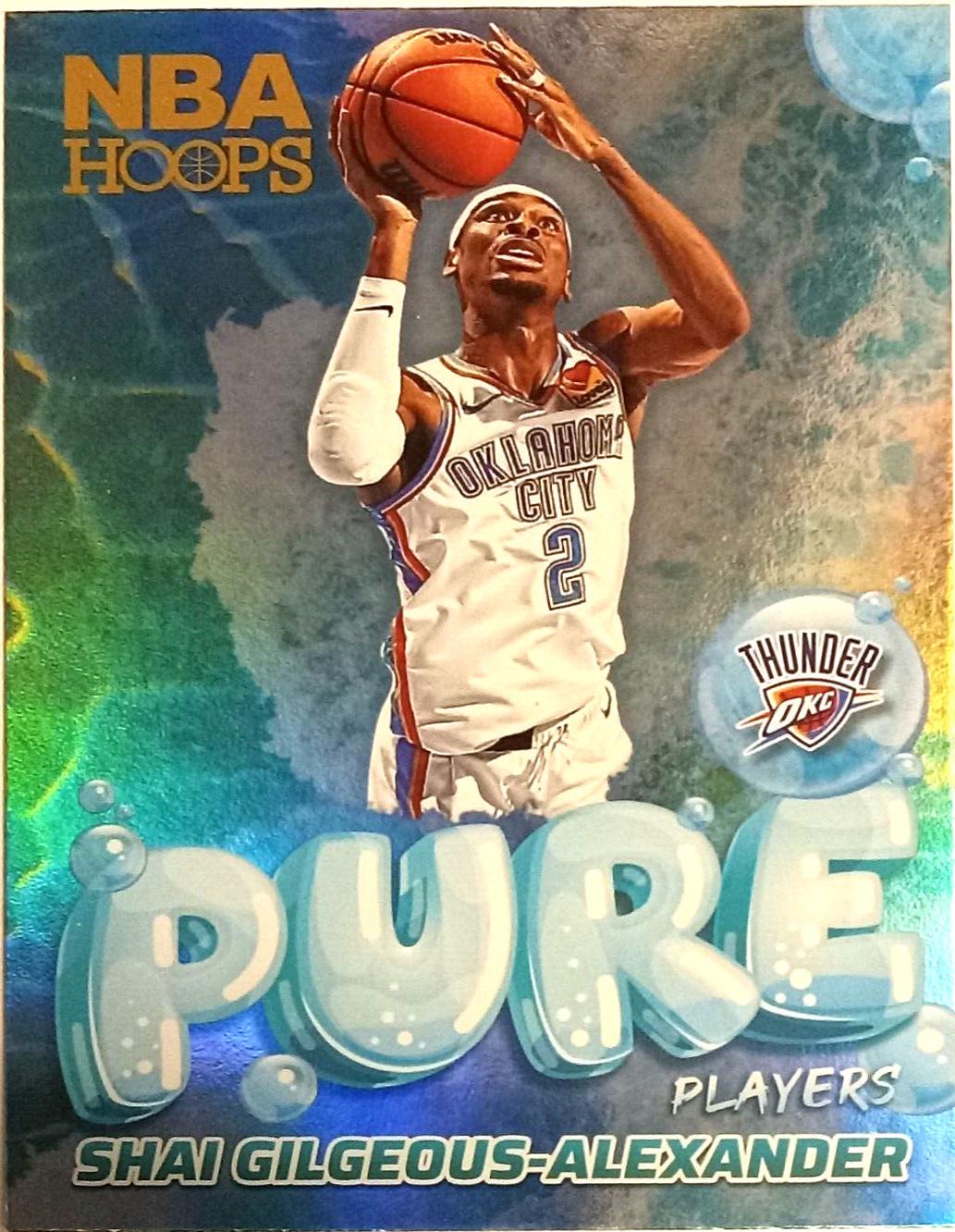 2024 Panini NBA Hoops Pure Players Shai Gilgeous-Alexander [Holo] #6 card