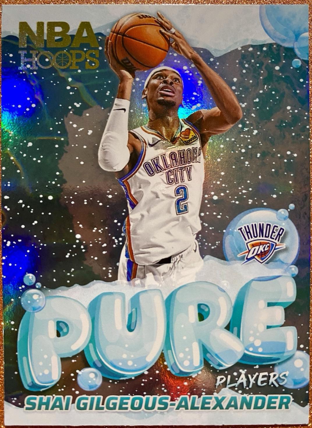 2024 Panini NBA Hoops Pure Players Shai Gilgeous-Alexander [Winter] #6 card