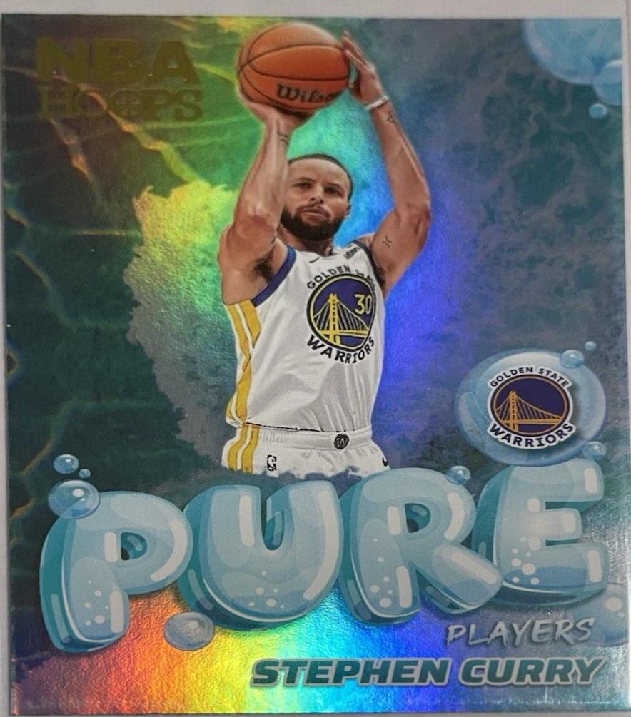 2024 Panini NBA Hoops Pure Players Stephen Curry [Holo] #1 card