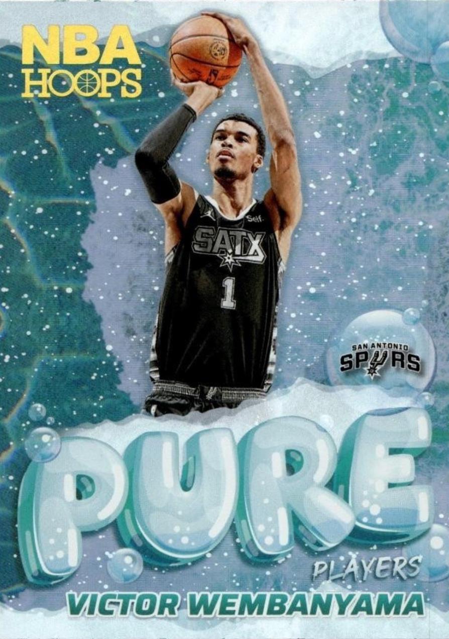 2024 Panini NBA Hoops Pure Players Victor Wembanyama [Winter] #9 card