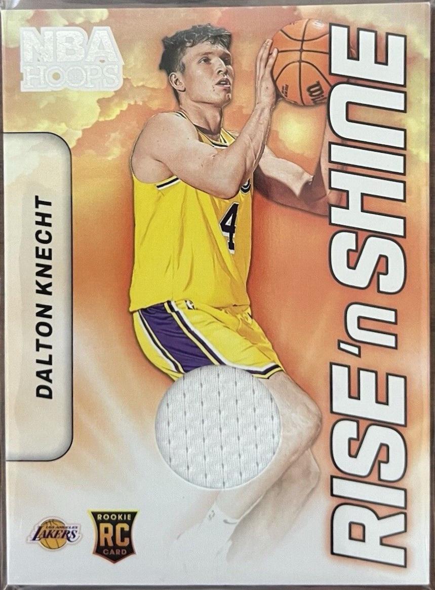 2024 Panini NBA Hoops Rise N Shine Memorabilia Dalton Knecht #RSM-DKL card
