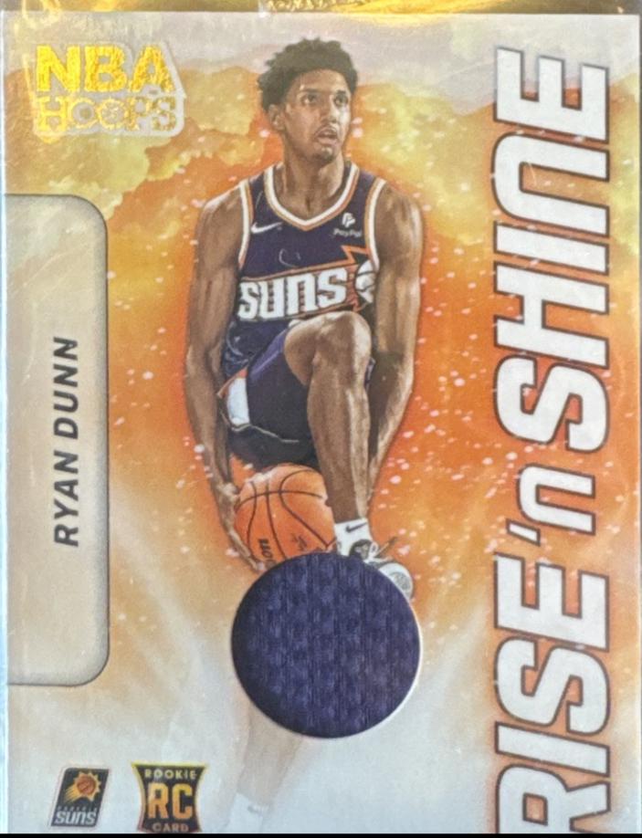 2024 Panini NBA Hoops Rise N Shine Memorabilia Ryan Dunn #RSM-RDS card