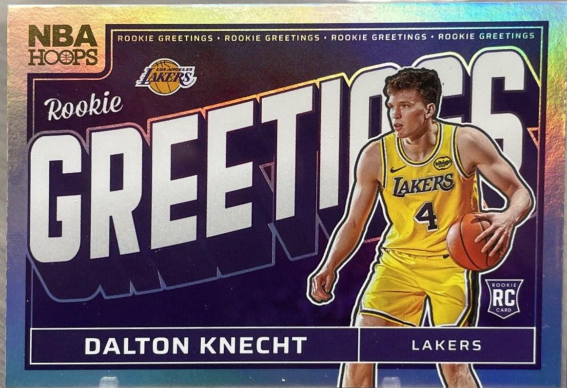 2024 Panini NBA Hoops Rookie Greetings Dalton Knecht [Holo] #19 card
