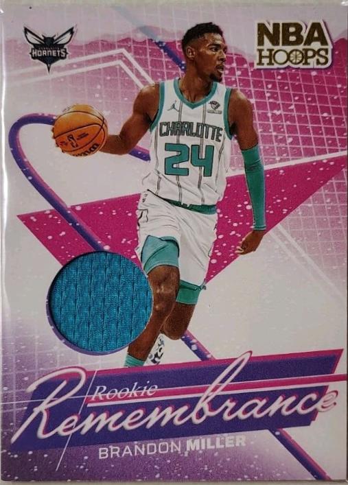 2024 Panini NBA Hoops Rookie Remembrance Brandon Miller #RR-BMH card