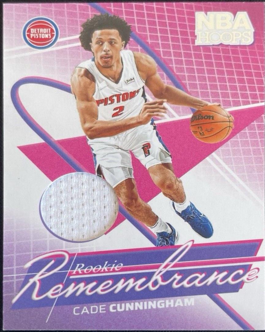 2024 Panini NBA Hoops Rookie Remembrance Cade Cunningham #RR-CCP card