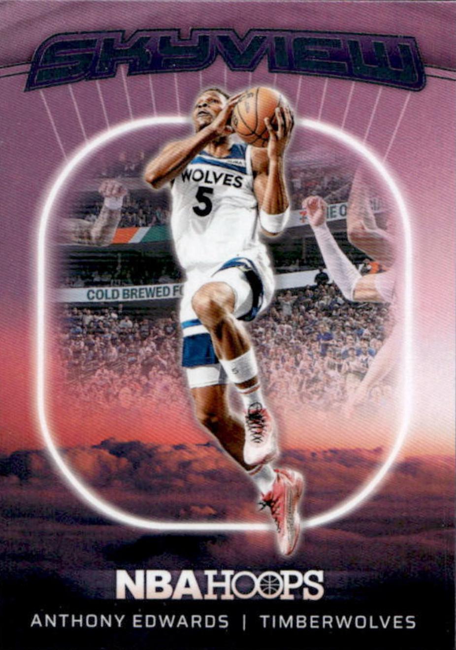2024 Panini NBA Hoops Skyview Anthony Edwards #11 card