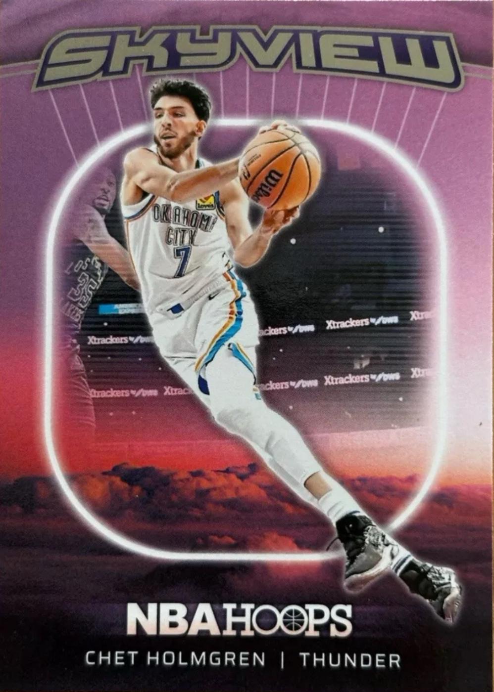 2024 Panini NBA Hoops Skyview Chet Holmgren #15 card