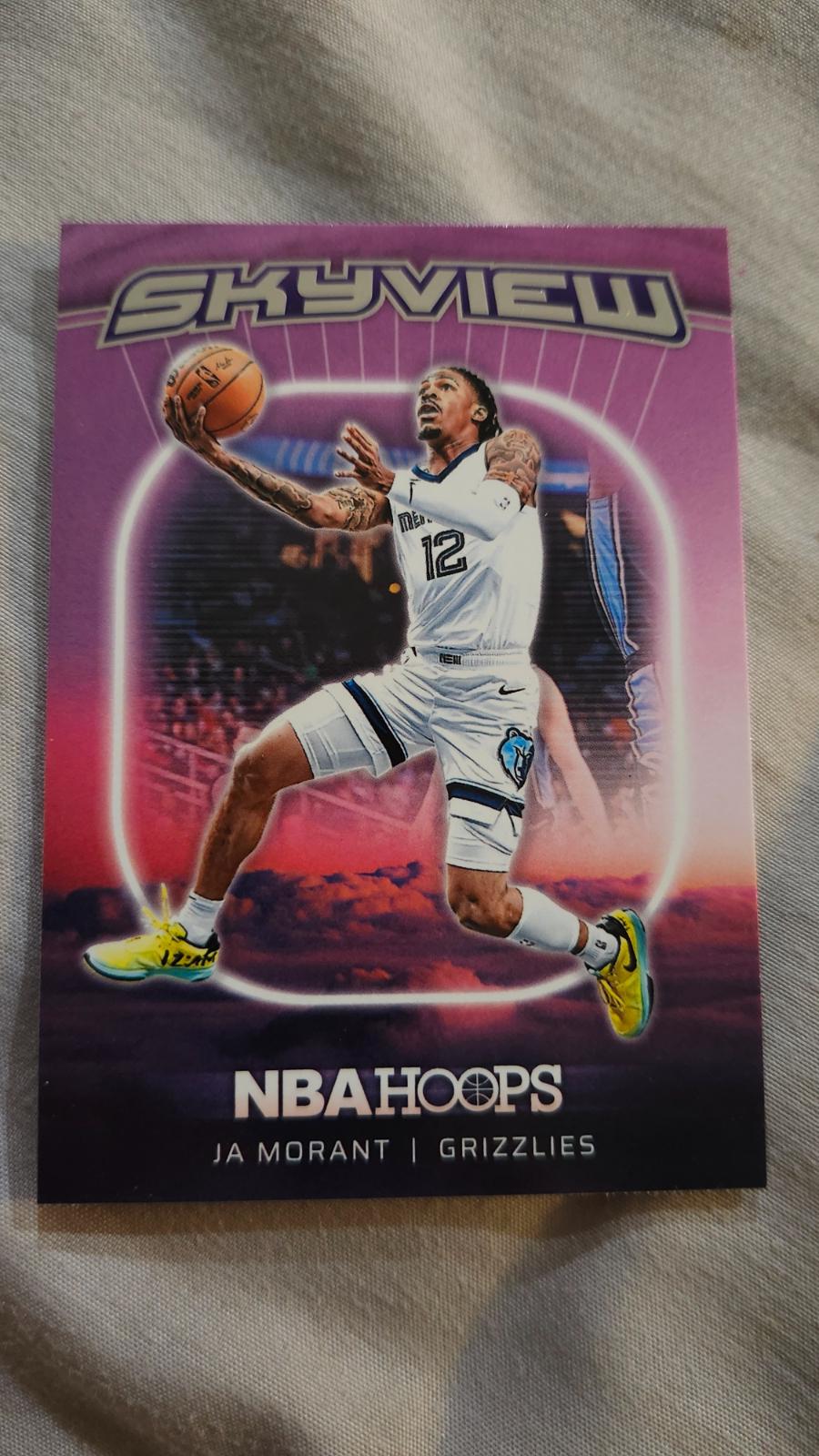 2024 Panini NBA Hoops Skyview Ja Morant #25 card