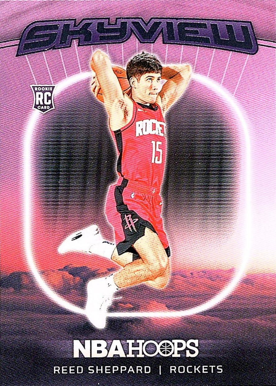 2024 Panini NBA Hoops Skyview Reed Sheppard #13 card