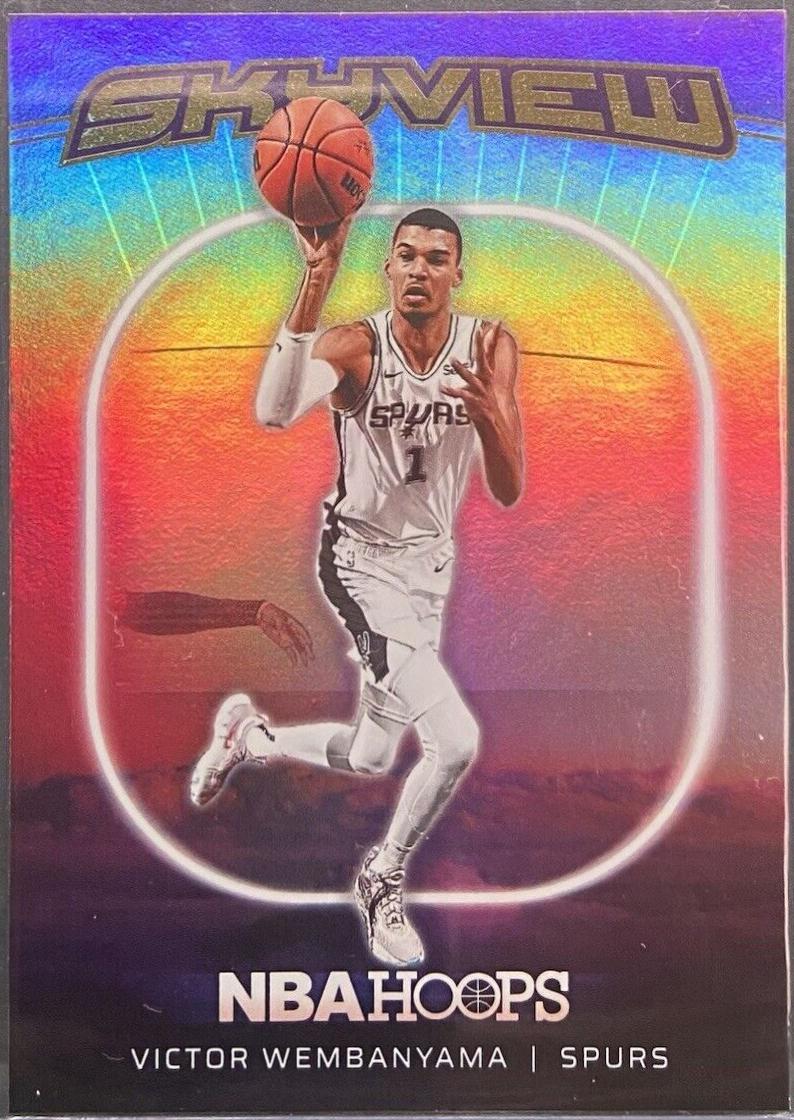 2024 Panini NBA Hoops Skyview Victor Wembanyama [Holo] #16 card