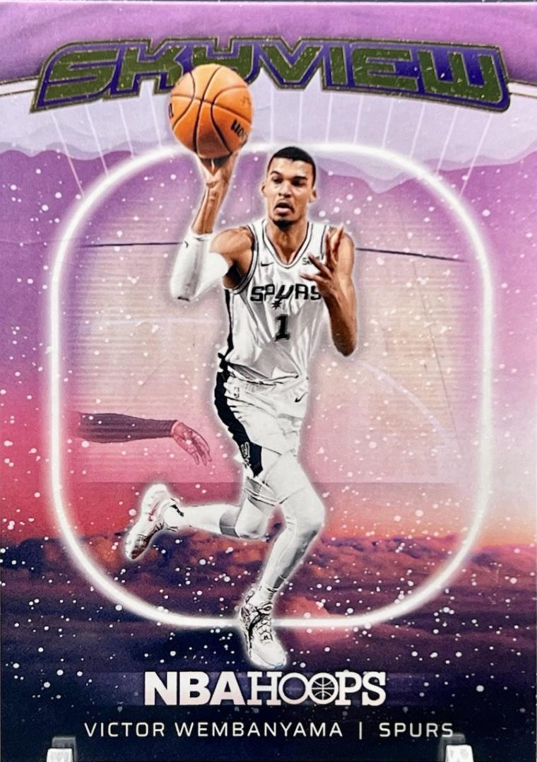 2024 Panini NBA Hoops Skyview Victor Wembanyama [Winter] #16 card