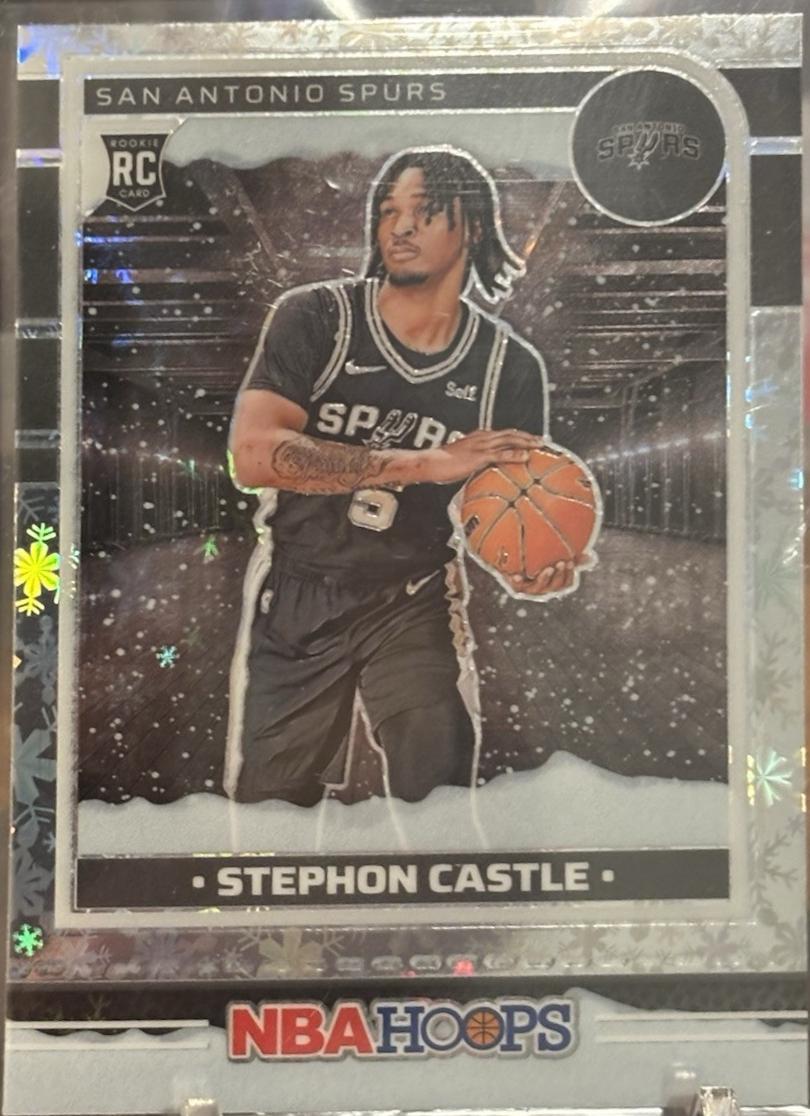 2024 Panini NBA Hoops Stephon Castle [Winter Prizm Premium] #234 card
