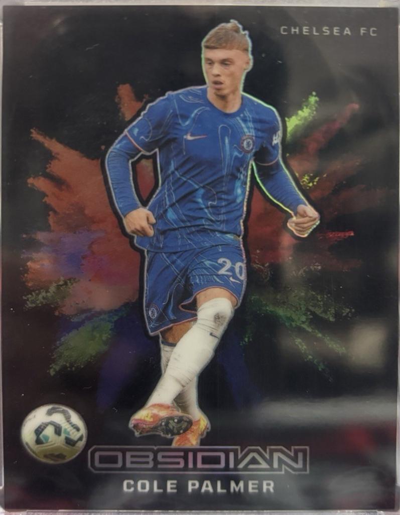 2024 Panini Obsidian Black Color Blast Cole Palmer #12 card