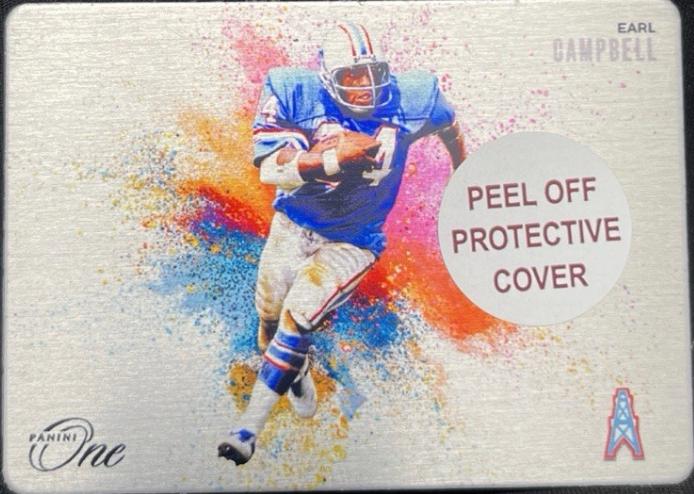 2024 Panini One Color Blast Earl Campbell #9 card