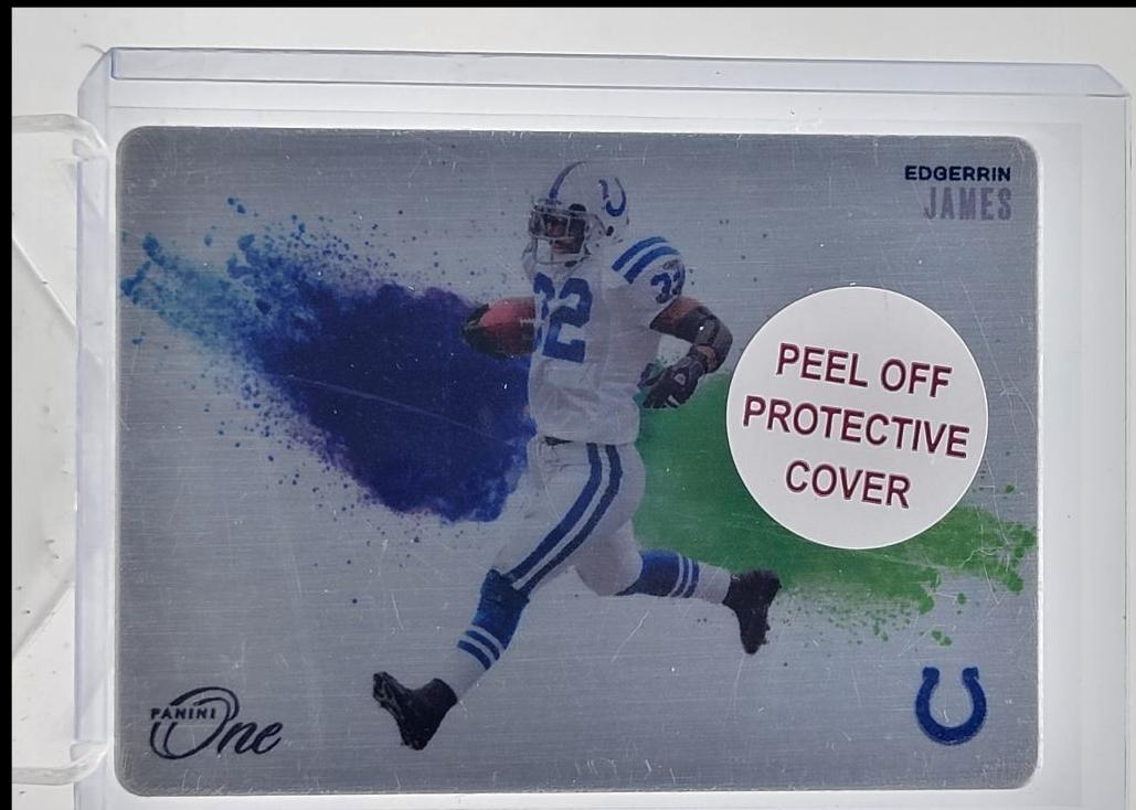 2024 Panini One Color Blast Edgerrin James #10 card