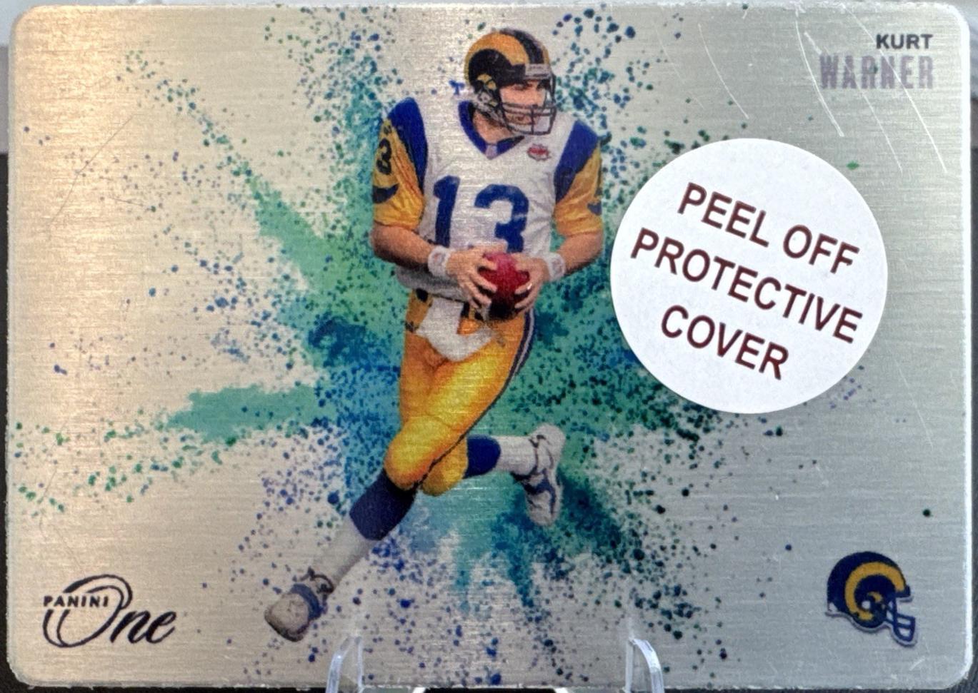 2024 Panini One Color Blast Kurt Warner #12 card