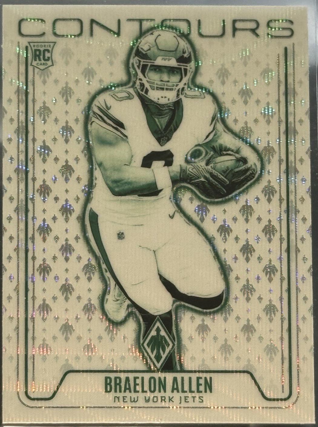 2024 Panini Phoenix Contours Braelon Allen #CON-BAN card
