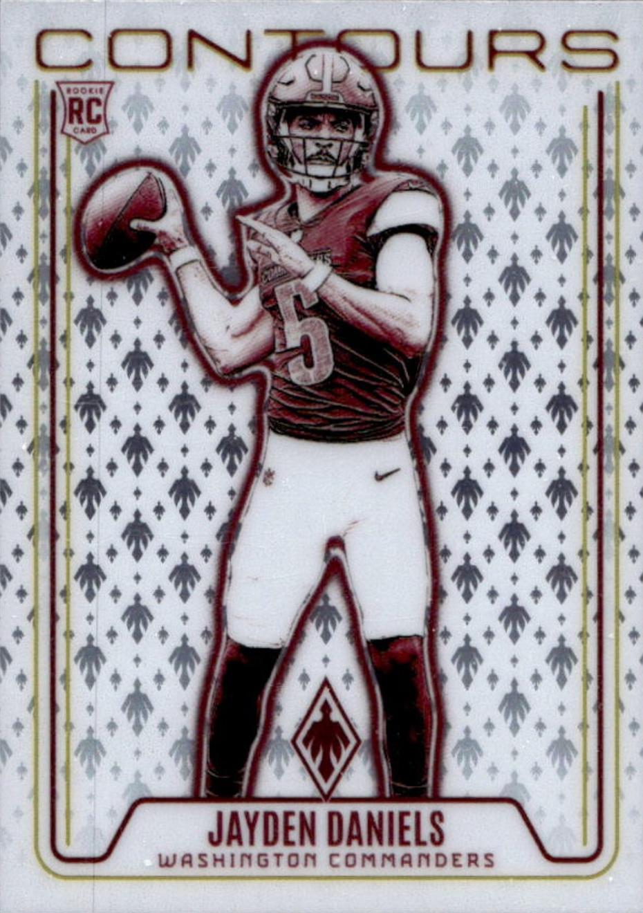 2024 Panini Phoenix Contours Jayden Daniels #CON-JDS card