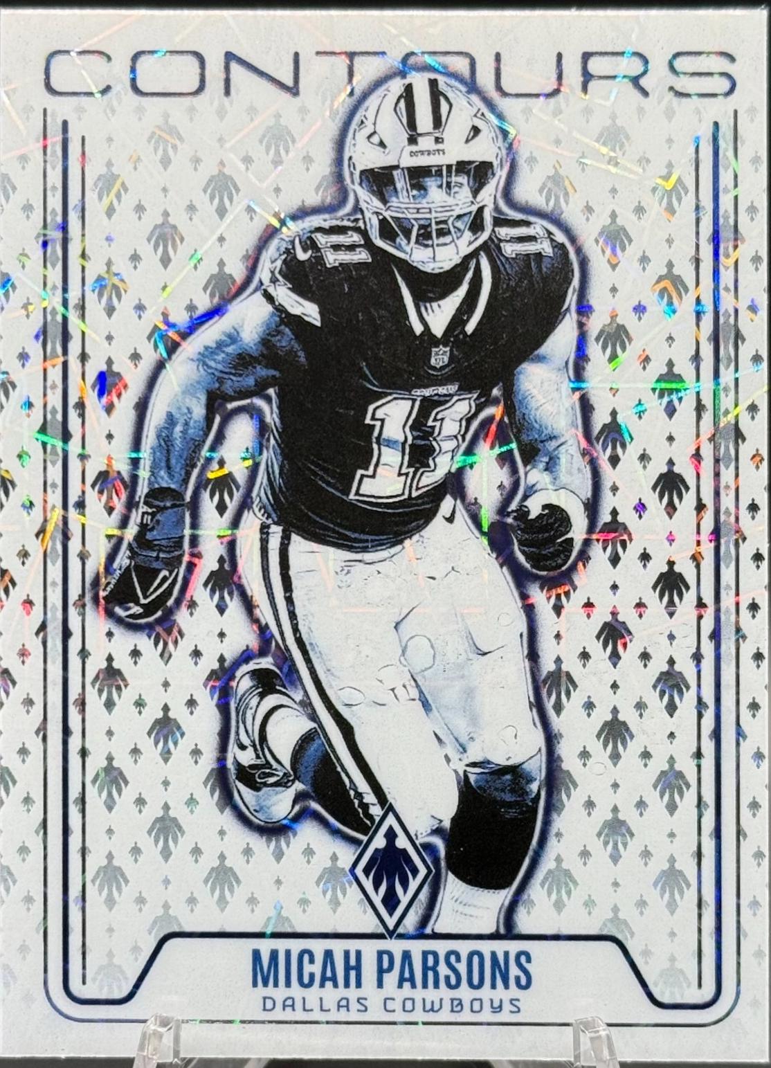 2024 Panini Phoenix Contours Micah Parsons [Lazer] #CON-MPS card