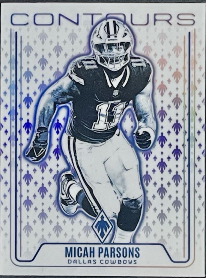 2024 Panini Phoenix Contours Micah Parsons [Purple] #CON-MPS card