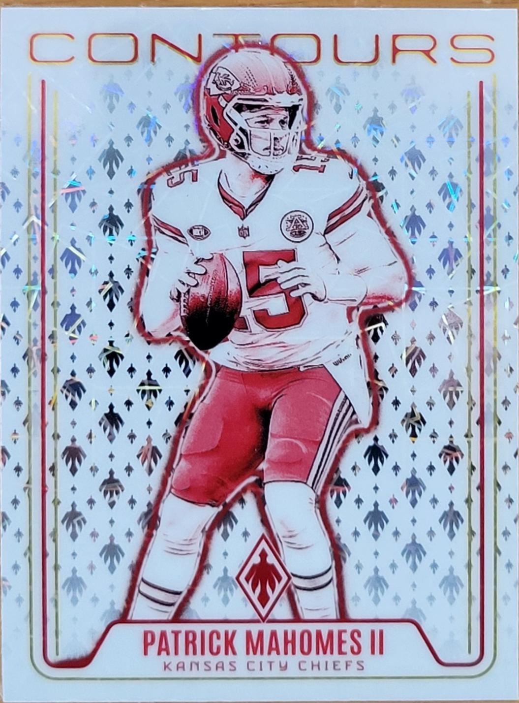 2024 Panini Phoenix Contours Patrick Mahomes II [Lazer] #CON-PMS card