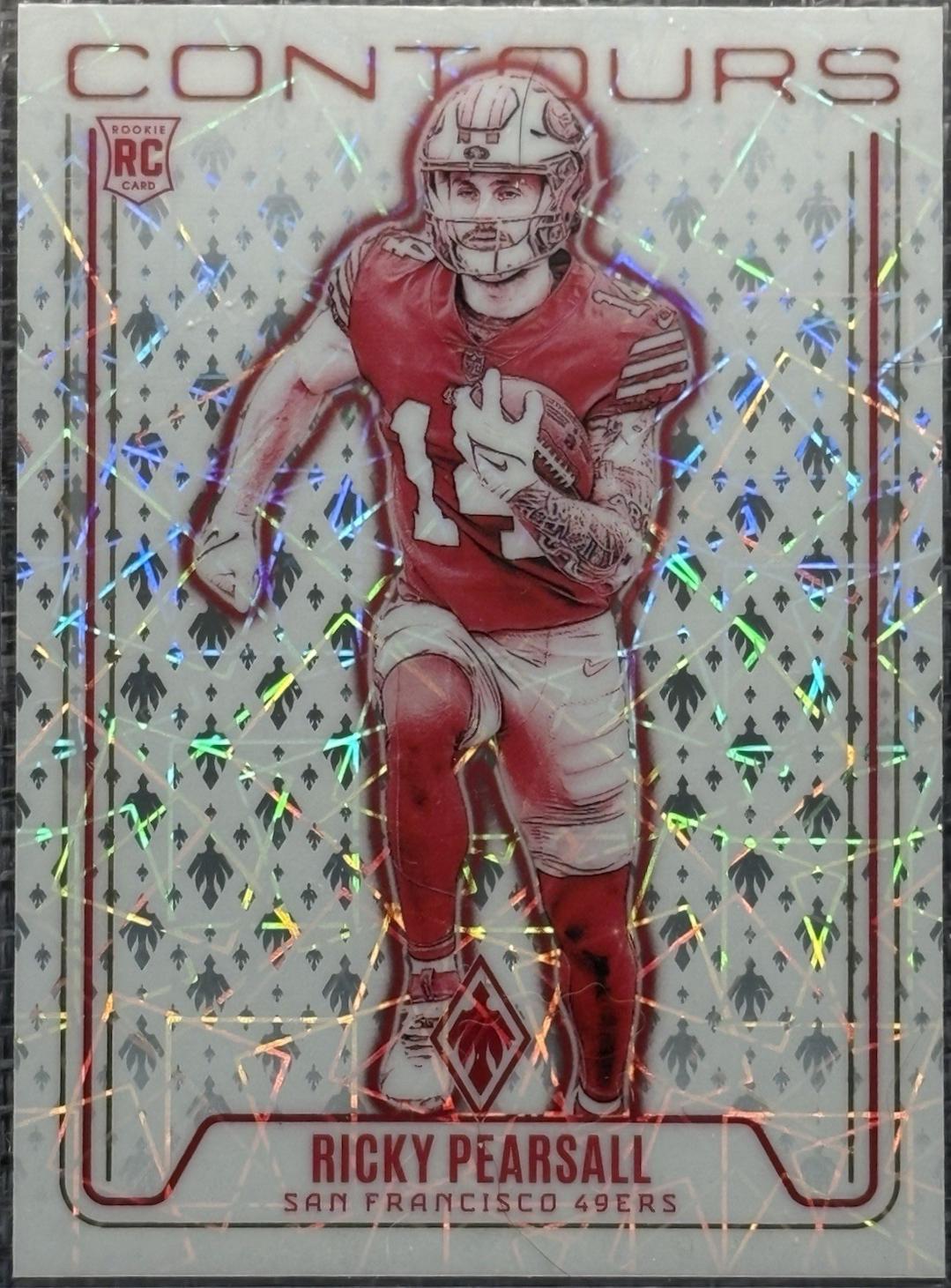 2024 Panini Phoenix Contours Ricky Pearsall [Lazer] #CON-RPL card