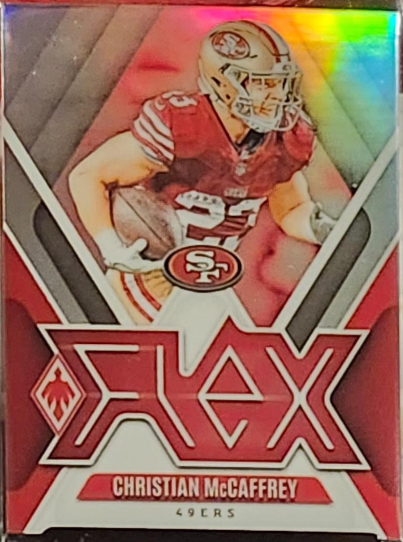 2024 Panini Phoenix Flex Christian McCaffrey #F-CMY card