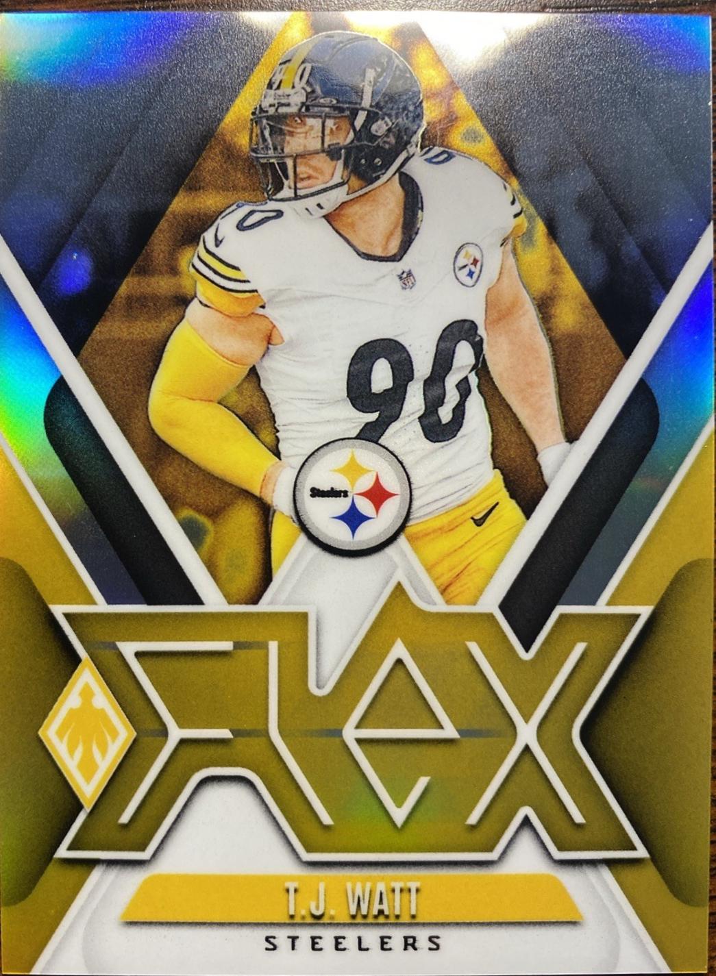 2024 Panini Phoenix Flex T.J. Watt #F-TWT card