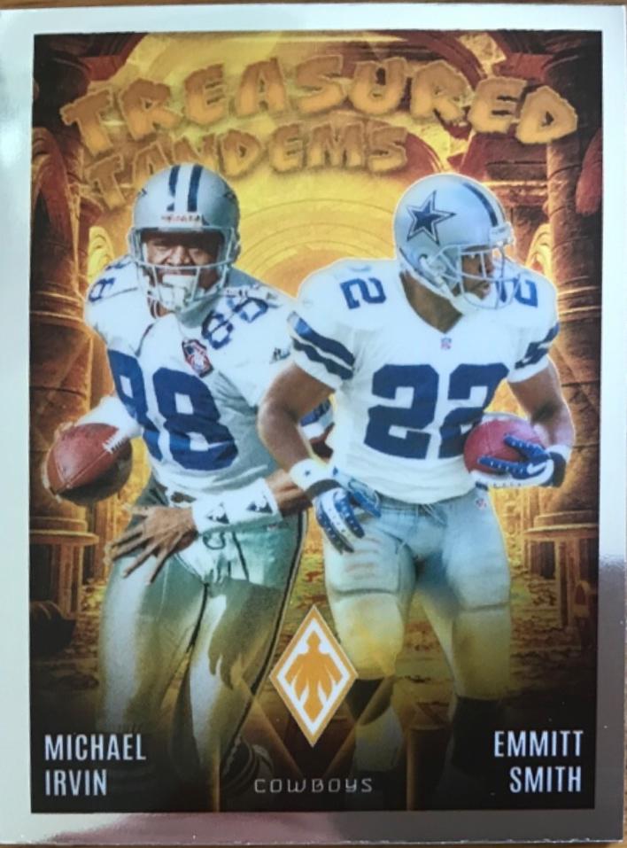 2024 Panini Phoenix Treasured Tandems Emmitt Smith / Michael Irvin #TT-DAL card