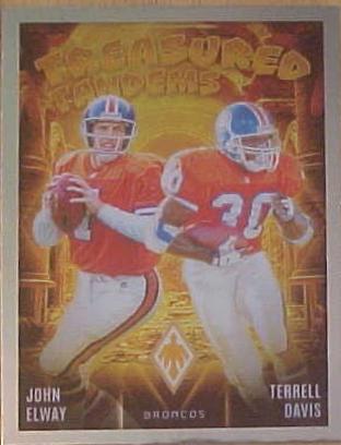 2024 Panini Phoenix Treasured Tandems John Elway / Terrell Davis #TT-DEN card