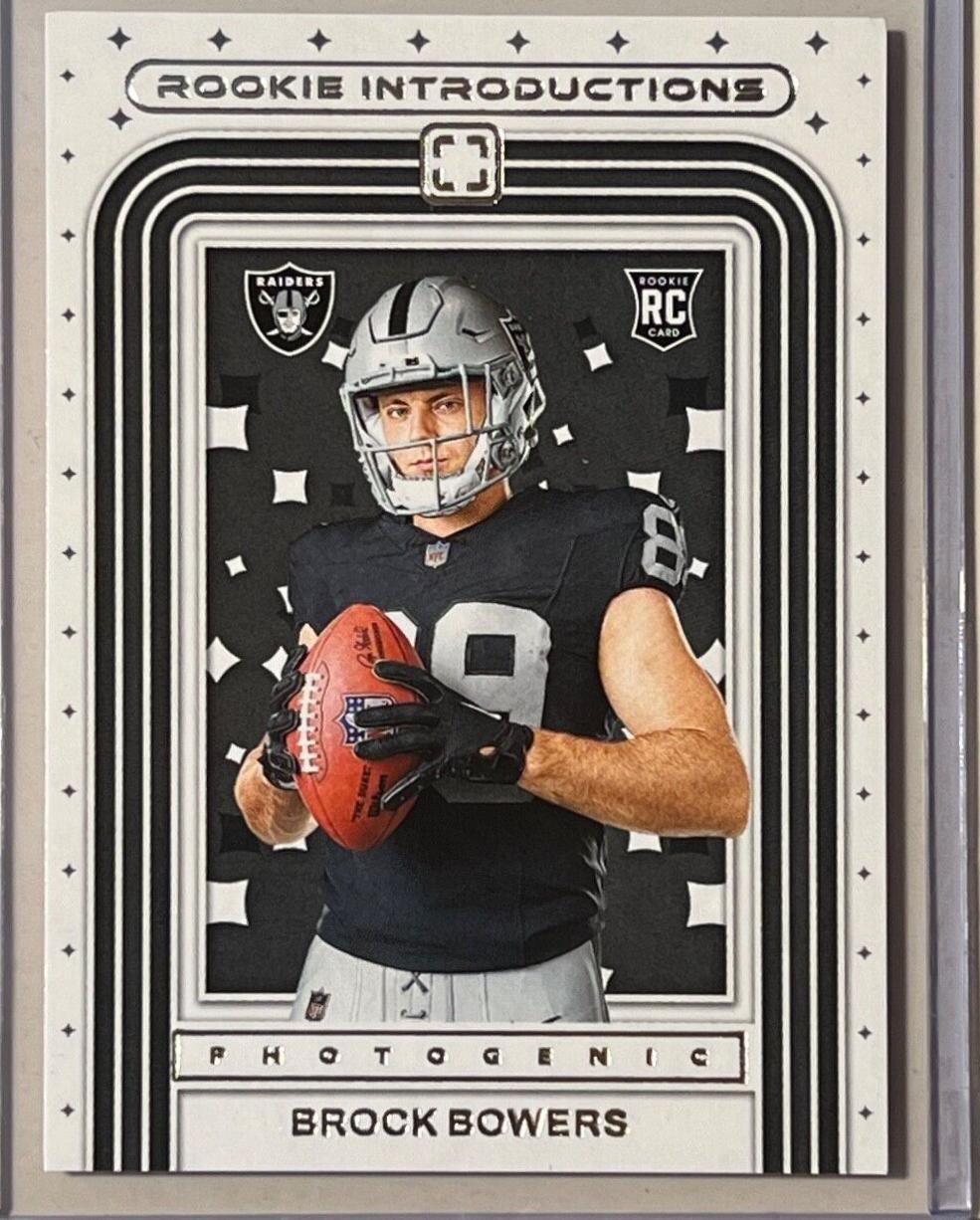 2024 Panini Photogenic Rookie Introductions Brock Bowers #14 card