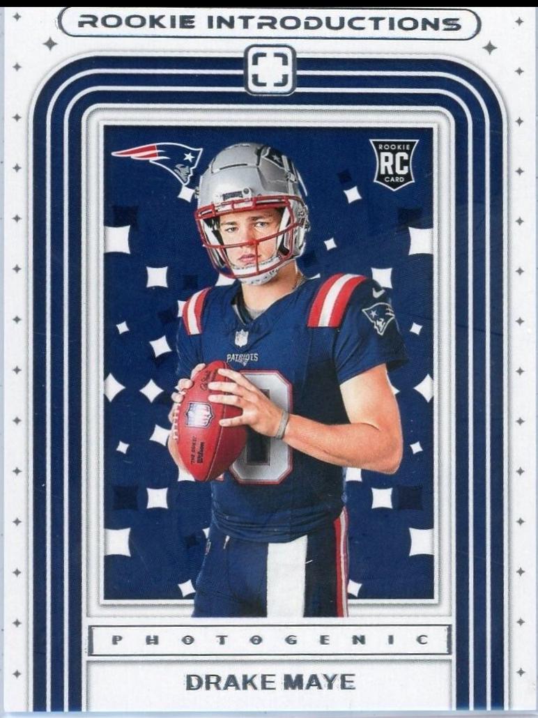 2024 Panini Photogenic Rookie Introductions Drake Maye #4 card