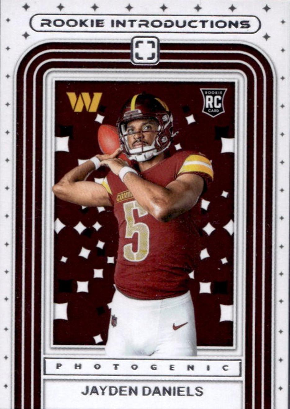 2024 Panini Photogenic Rookie Introductions Jayden Daniels #7 card