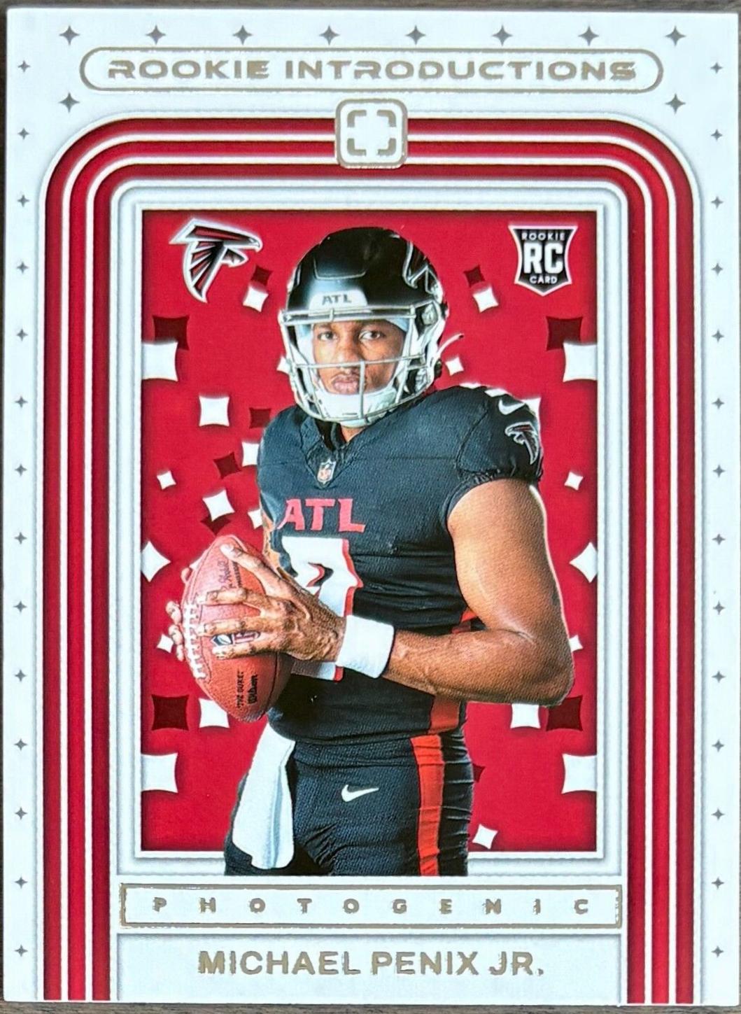 2024 Panini Photogenic Rookie Introductions Michael Penix Jr. #1 card