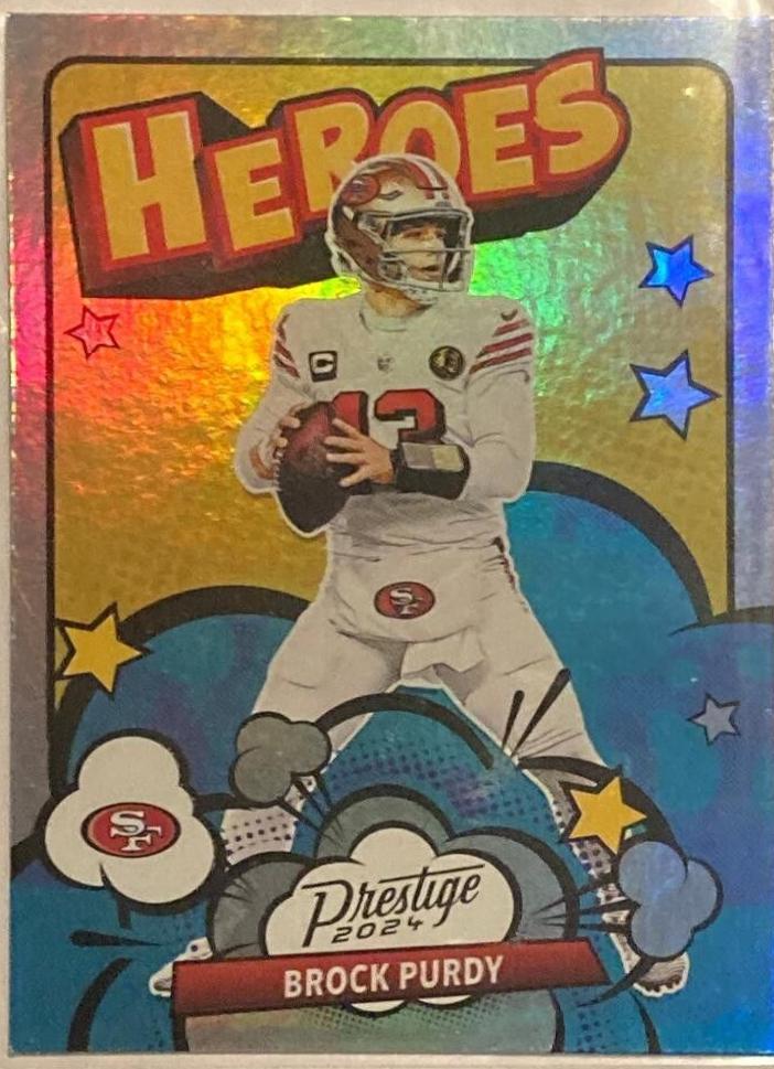 2024 Panini Prestige Heroes Brock Purdy #9 card