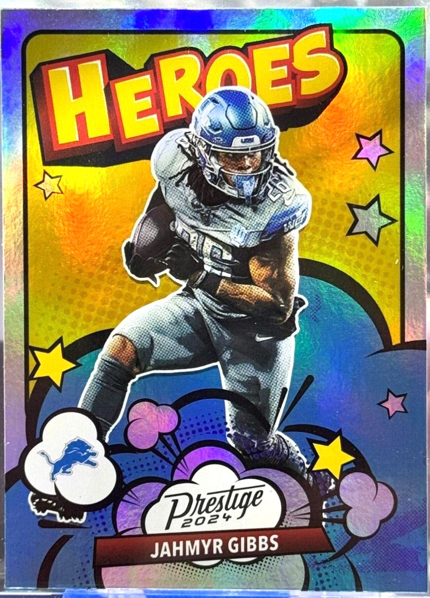 2024 Panini Prestige Heroes Jahmyr Gibbs #3 card