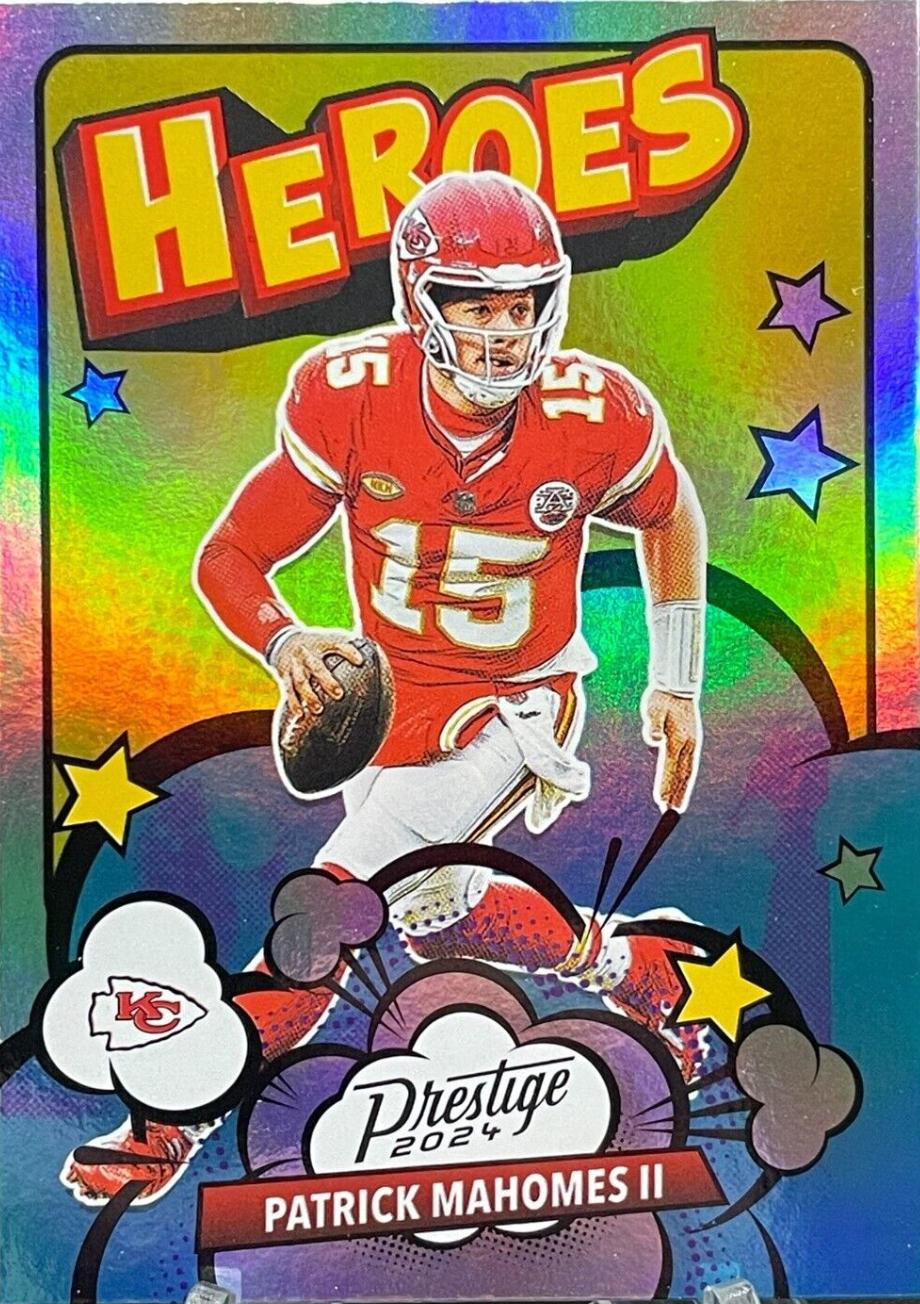2024 Panini Prestige Heroes Patrick Mahomes II #10 card