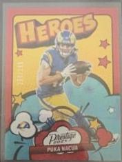 2024 Panini Prestige Heroes Puka Nacua [Red Xtra Points] #6 card