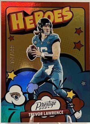 2024 Panini Prestige Heroes Trevor Lawrence [Red Xtra Points] #5 card