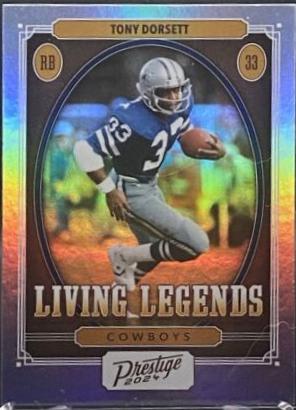 2024 Panini Prestige Living Legends Tony Dorsett #LL-TDT card