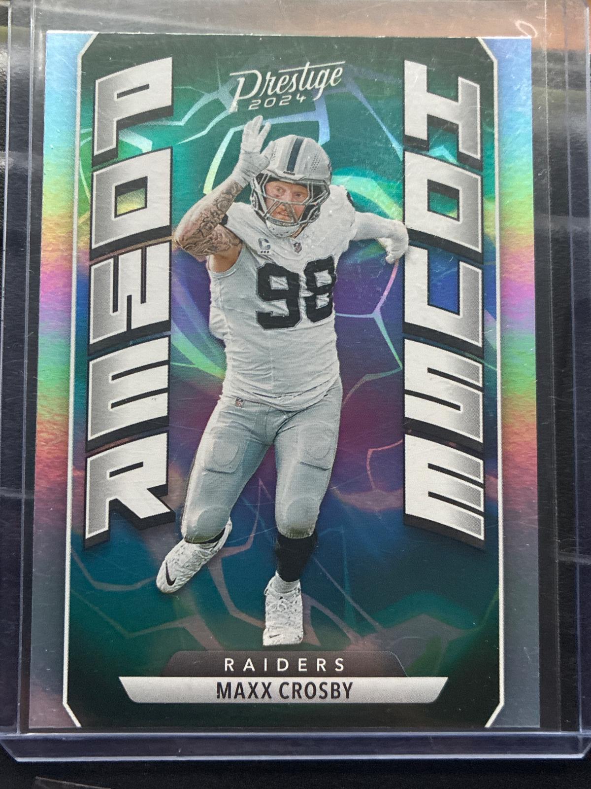 2024 Panini Prestige Power House Maxx Crosby #PH-MCY card