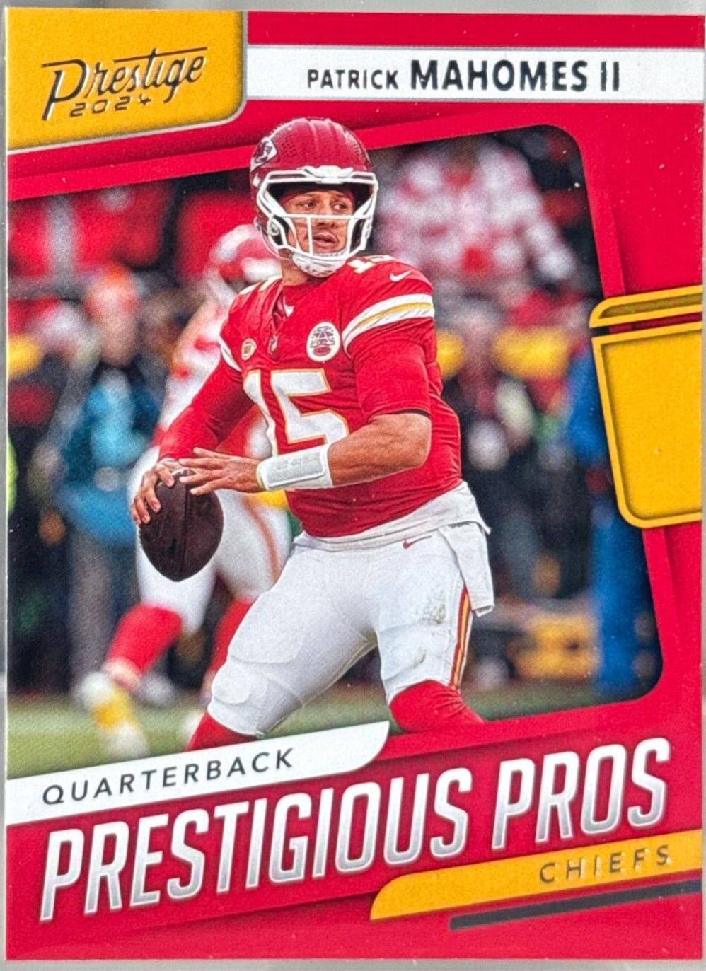 2024 Panini Prestige Prestigious Pros Patrick Mahomes II #PP-PMS card