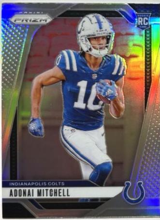 2024 Panini Prizm Adonai Mitchell [Silver] #303 card
