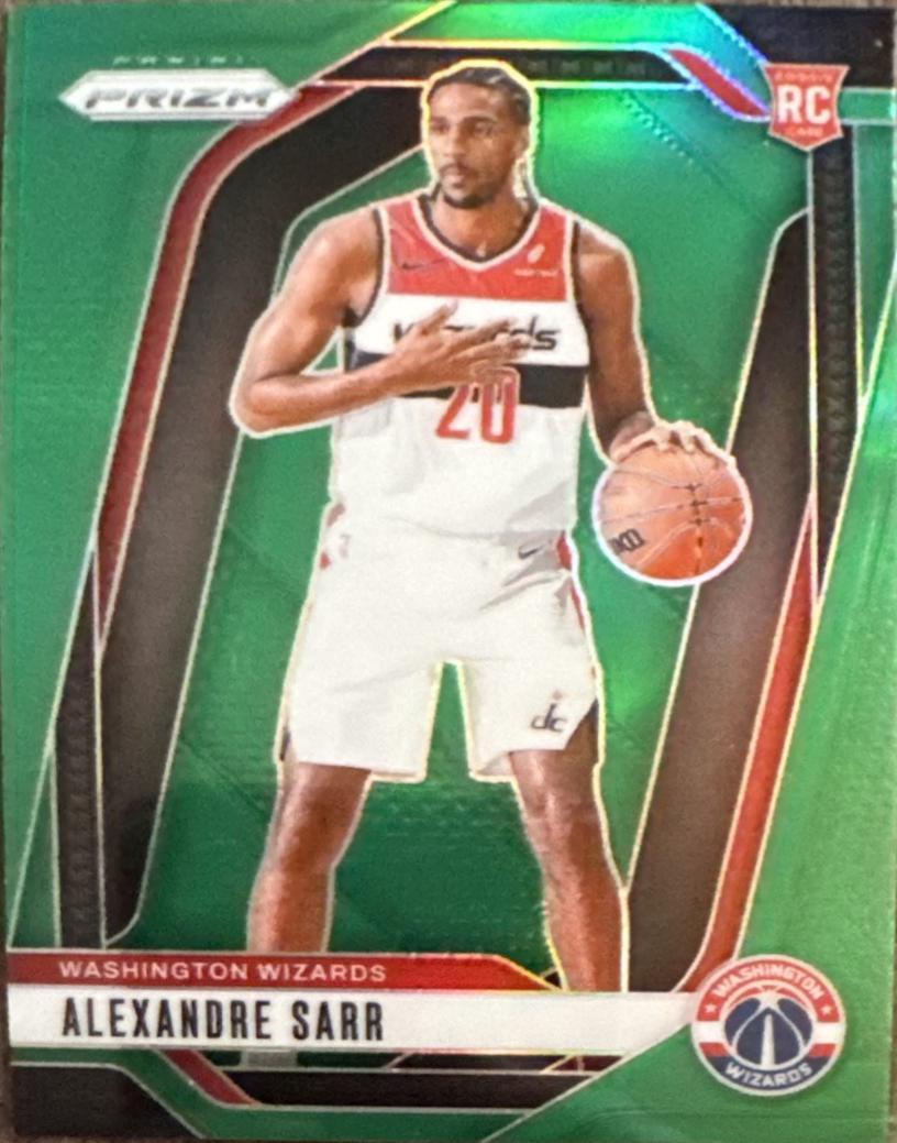 2024 Panini Prizm Alexandre Sarr [Green] #264 card