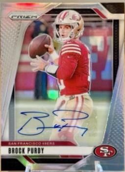 2024 Panini Prizm Autograph Brock Purdy [Silver] #249 card