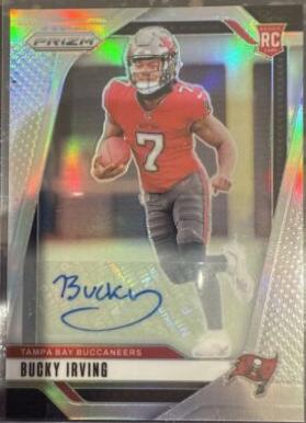 2024 Panini Prizm Autograph Bucky Irving [Silver] #316 card